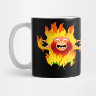 ANGRY CRAZY MONKEY ON FIRE Mug